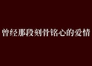 从此余生没有你——一段刻骨铭心的爱情告别