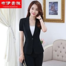 时尚西装套装女短袖品牌_西服套装女品牌